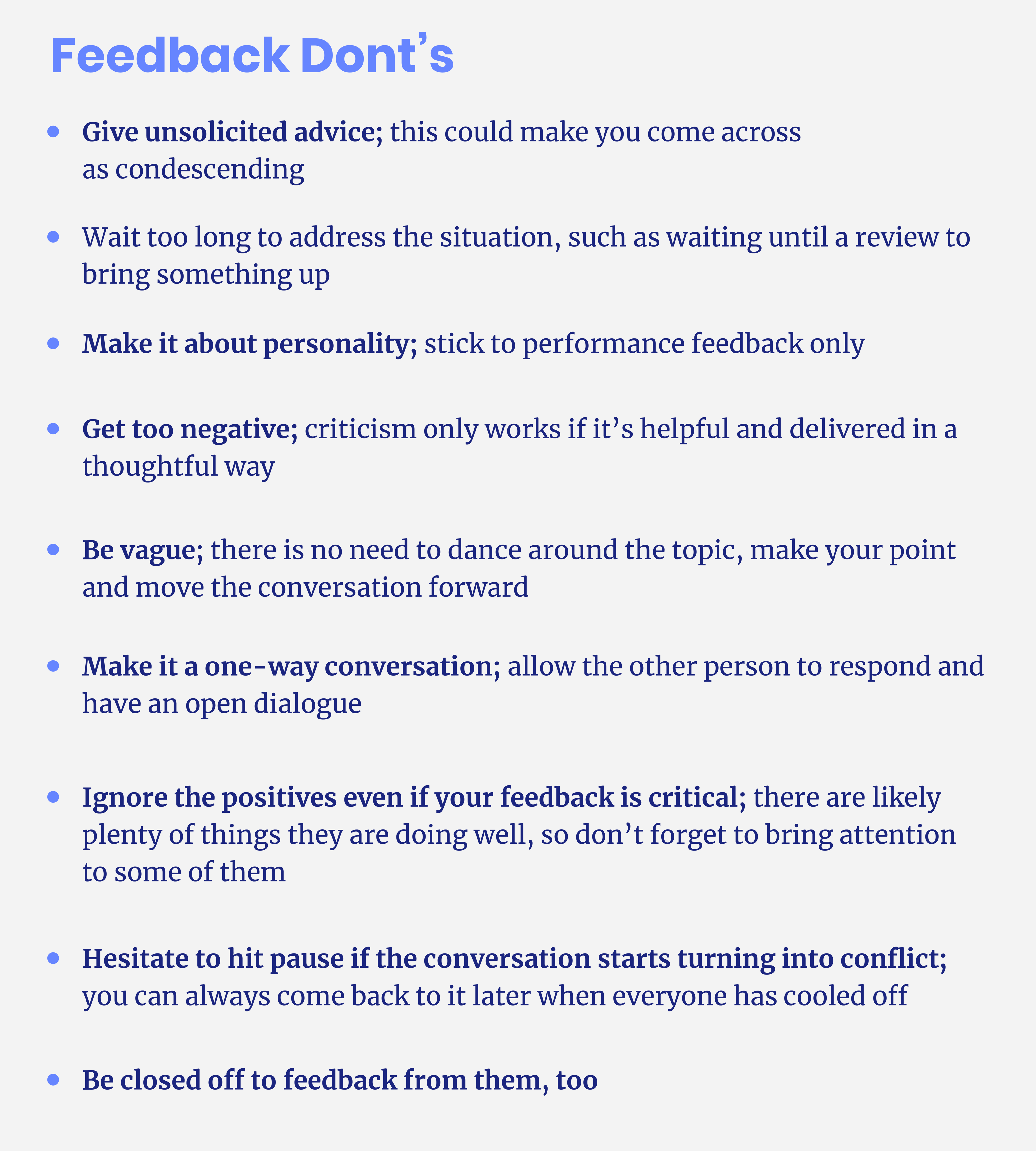 Giving Feedback That Makes An Impact
