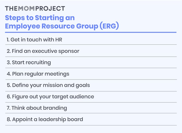 Steps to starting an employee resource group (ERG)