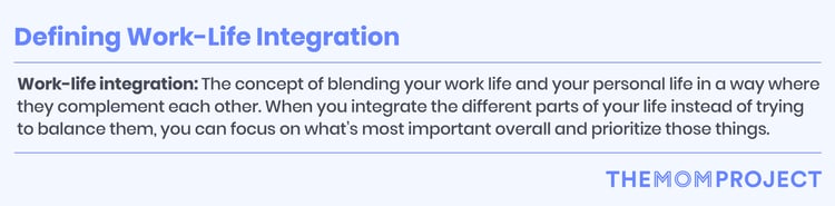 Defining work-ife integration