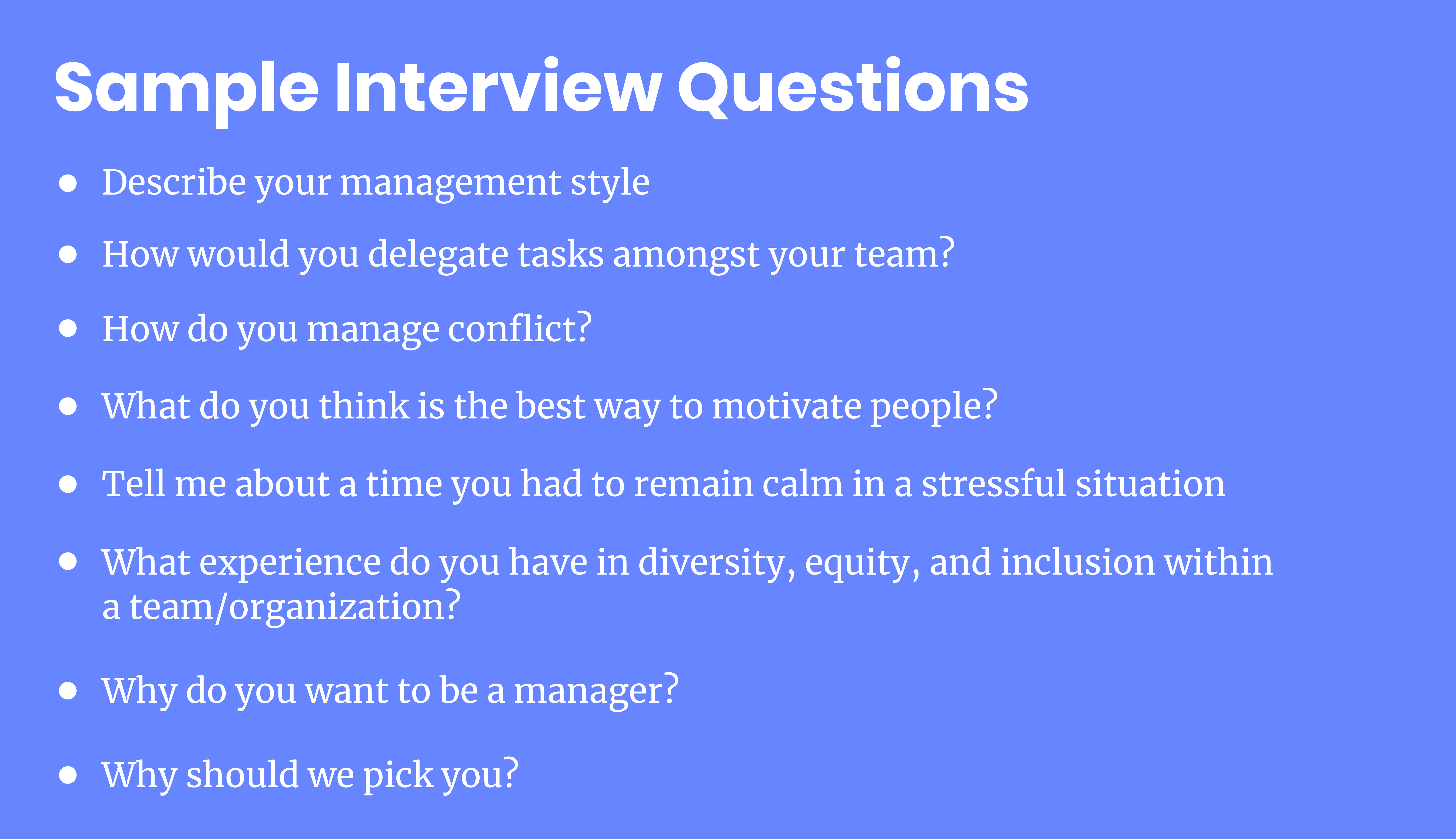 sample interview questions 