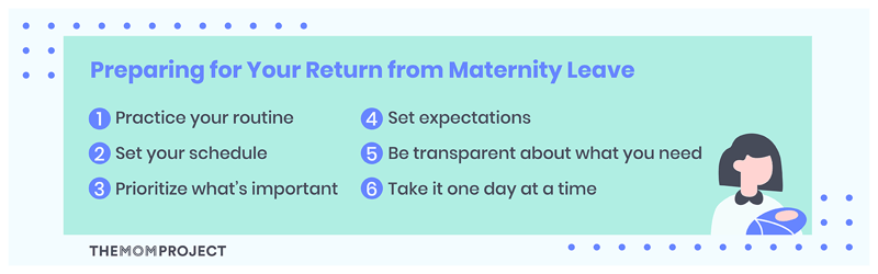 Preparing for your return from maternity leave