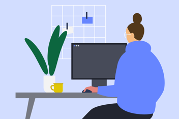 working from home 