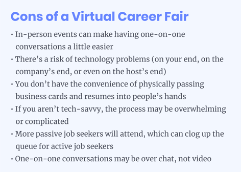 Virtual Career Fair_Cons