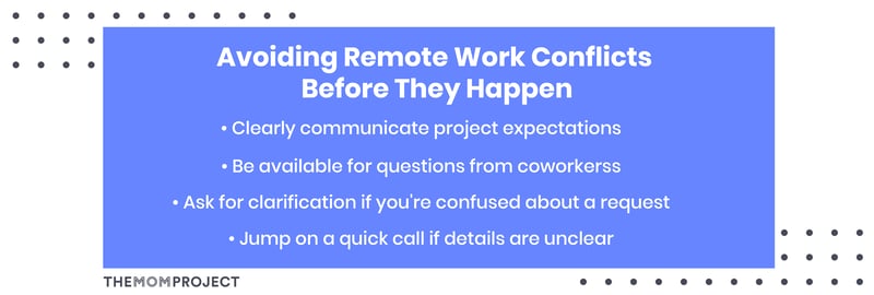 Avoiding Remote Work Conflicts