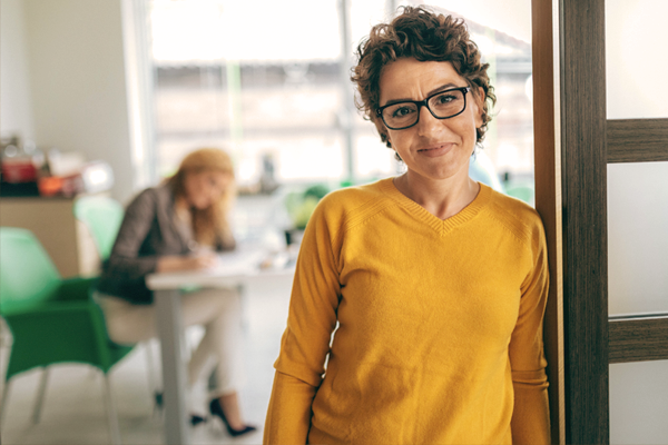 Photo of business women in the office